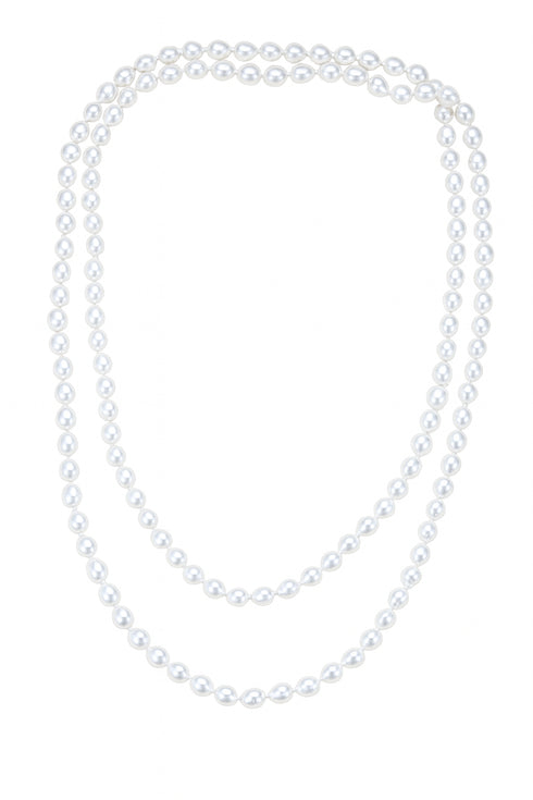 47-Inch Freshwater Pearl Rope Necklace